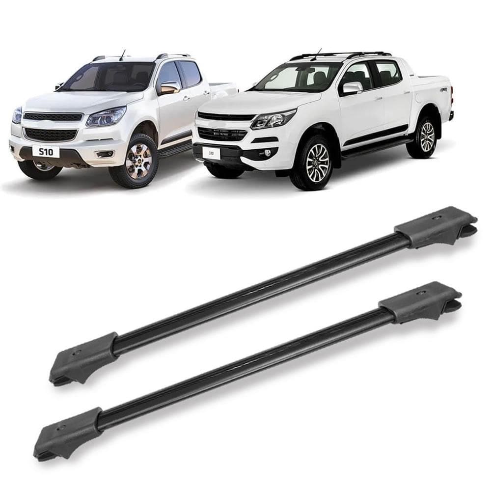 Travessa rack de teto larga chevrolet s10 anos 09 ate 12