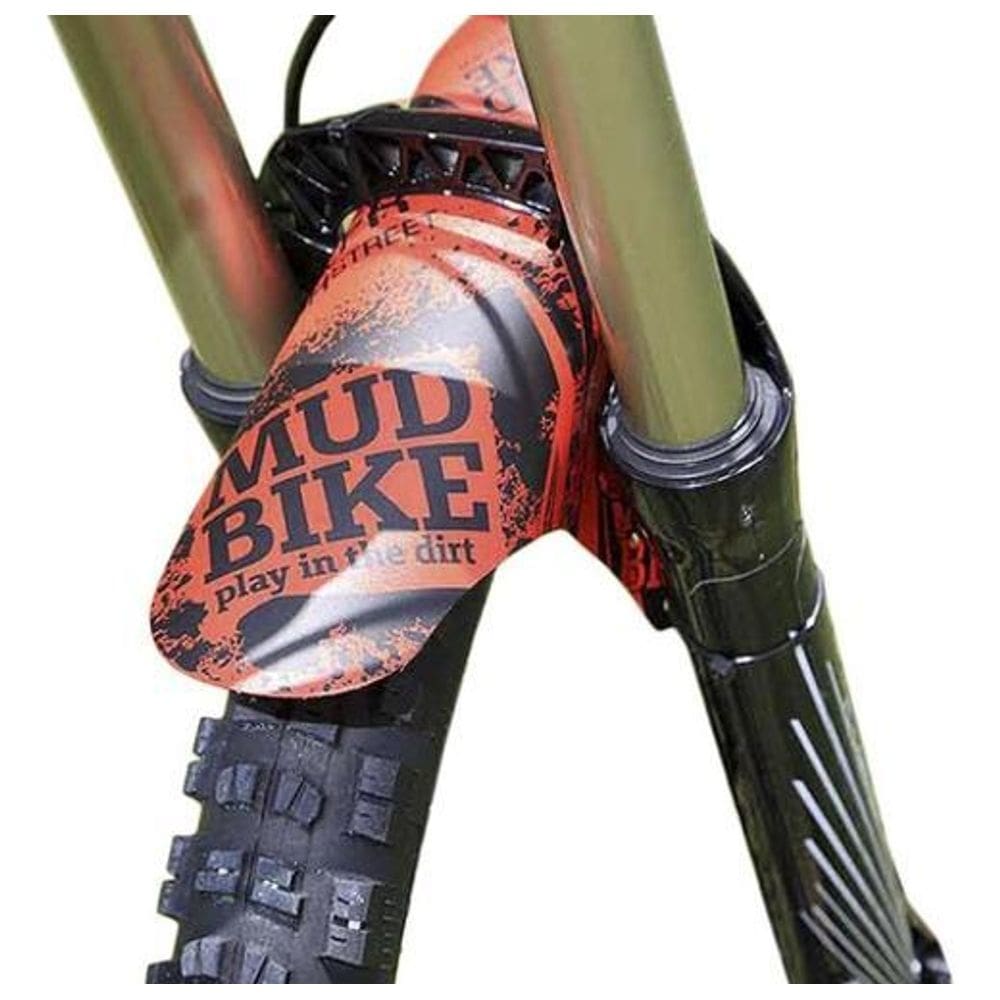 Paralama bike mudbike dianteira plastico - cor vermelho
