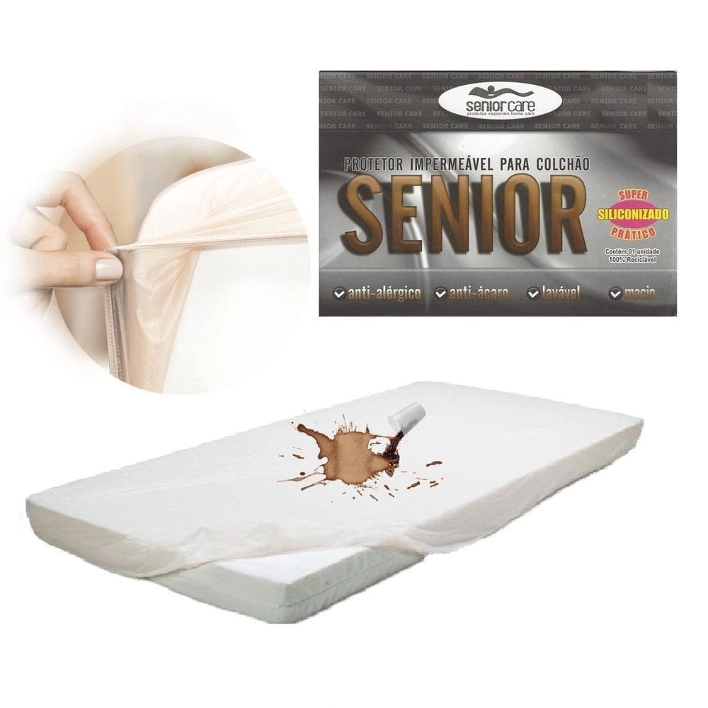 Kit lençol capa protetor impermeável elástico colchão king +