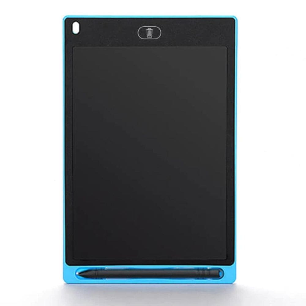Lousa magica infantil digital 8,5 lcd tablet desenho azul