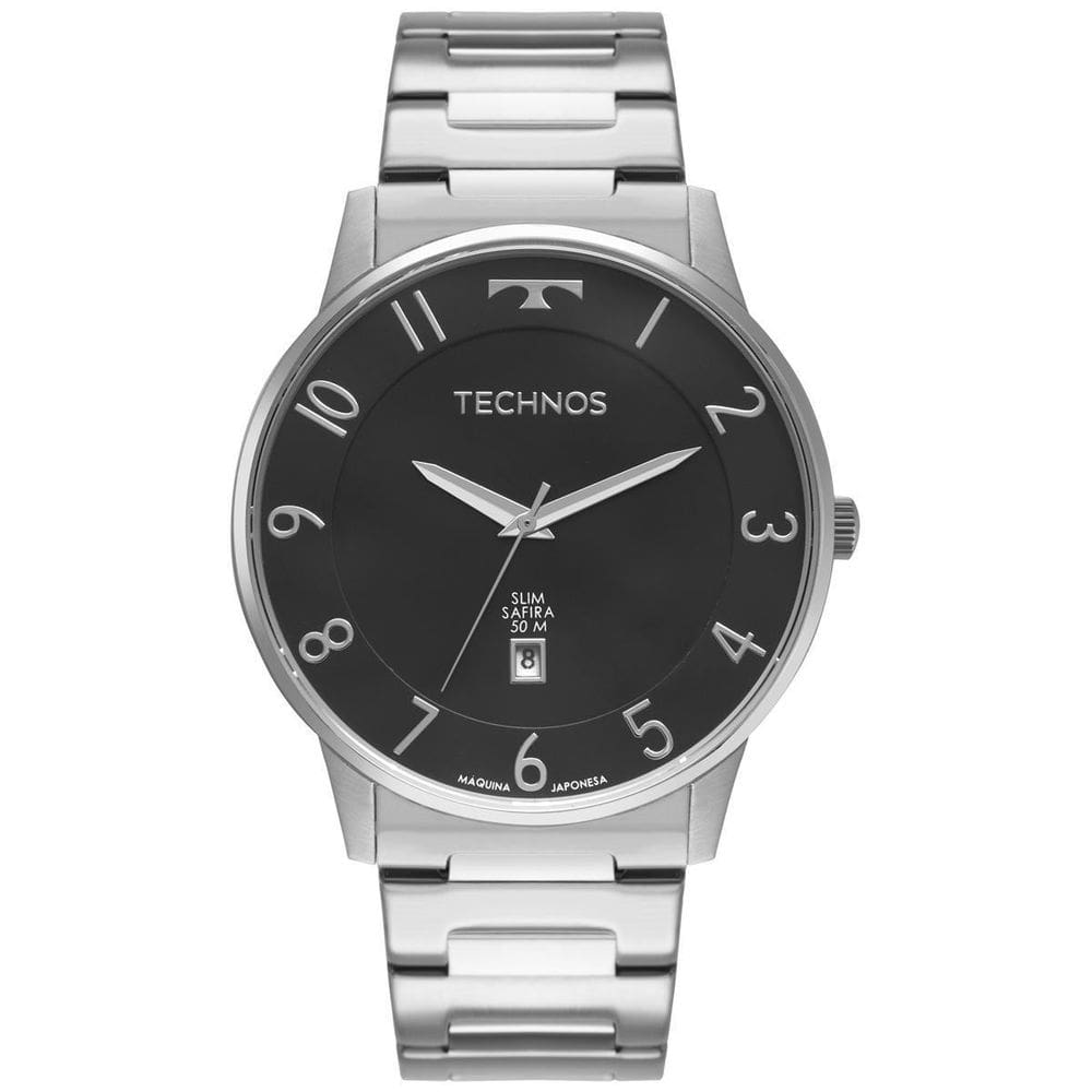 Relógio Technos Masculino Gm10Yq/1P Slim Prateado