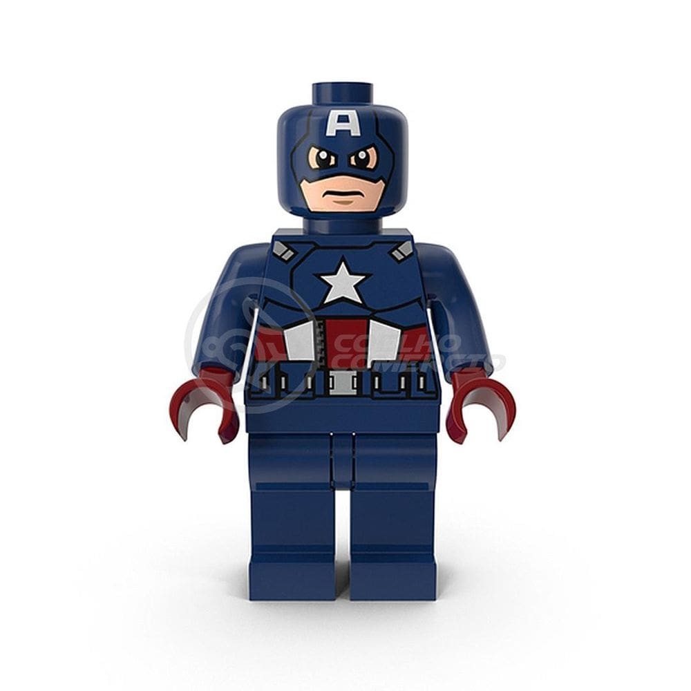 Boneco mini avengers compatível com lego - captain america