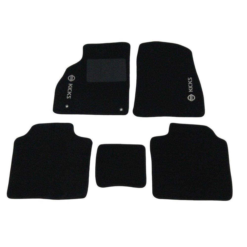 Tapete automotivo carpete base em pvc nssan kicks