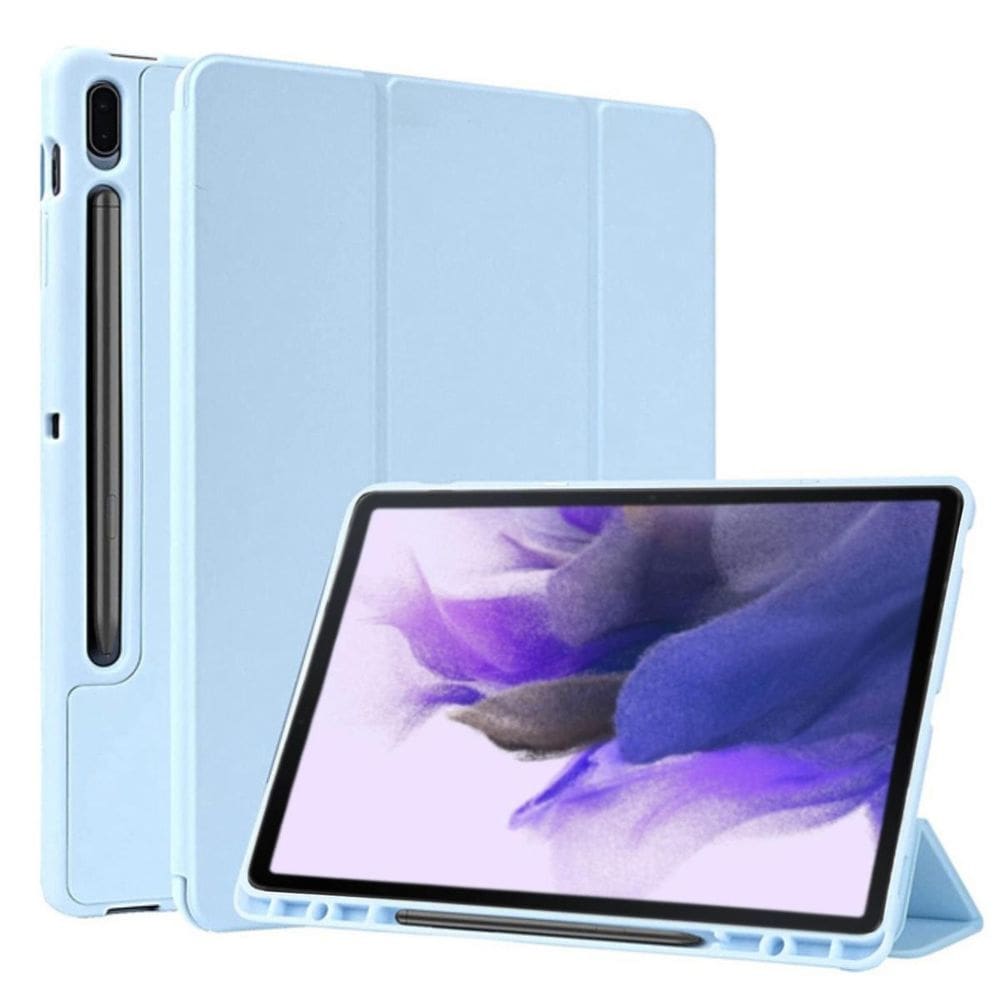 Capa smartcase auto sleep slot caneta para galaxy tab s7 fe