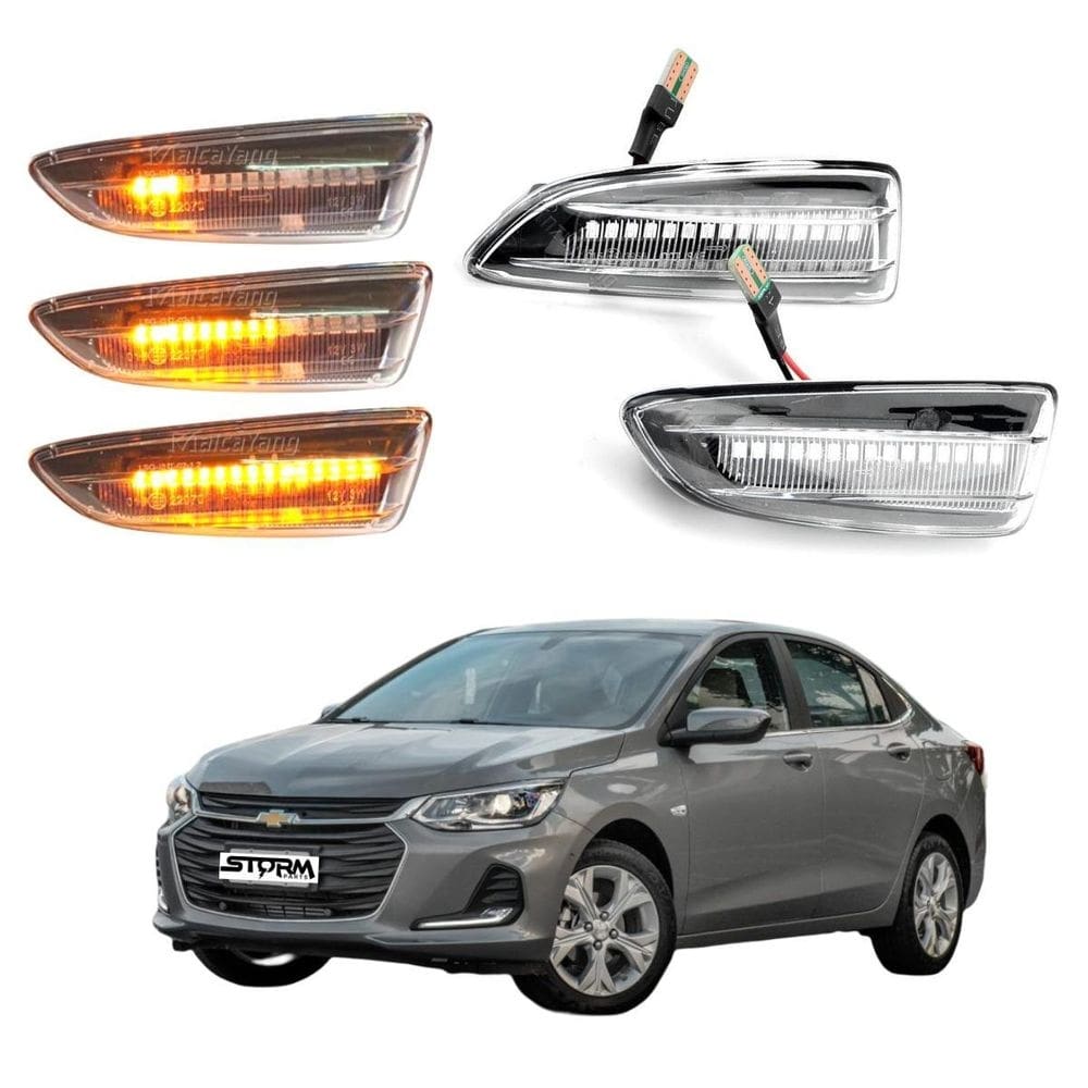 Par seta pisca sequencial chevrolet onix e onix plus gm
