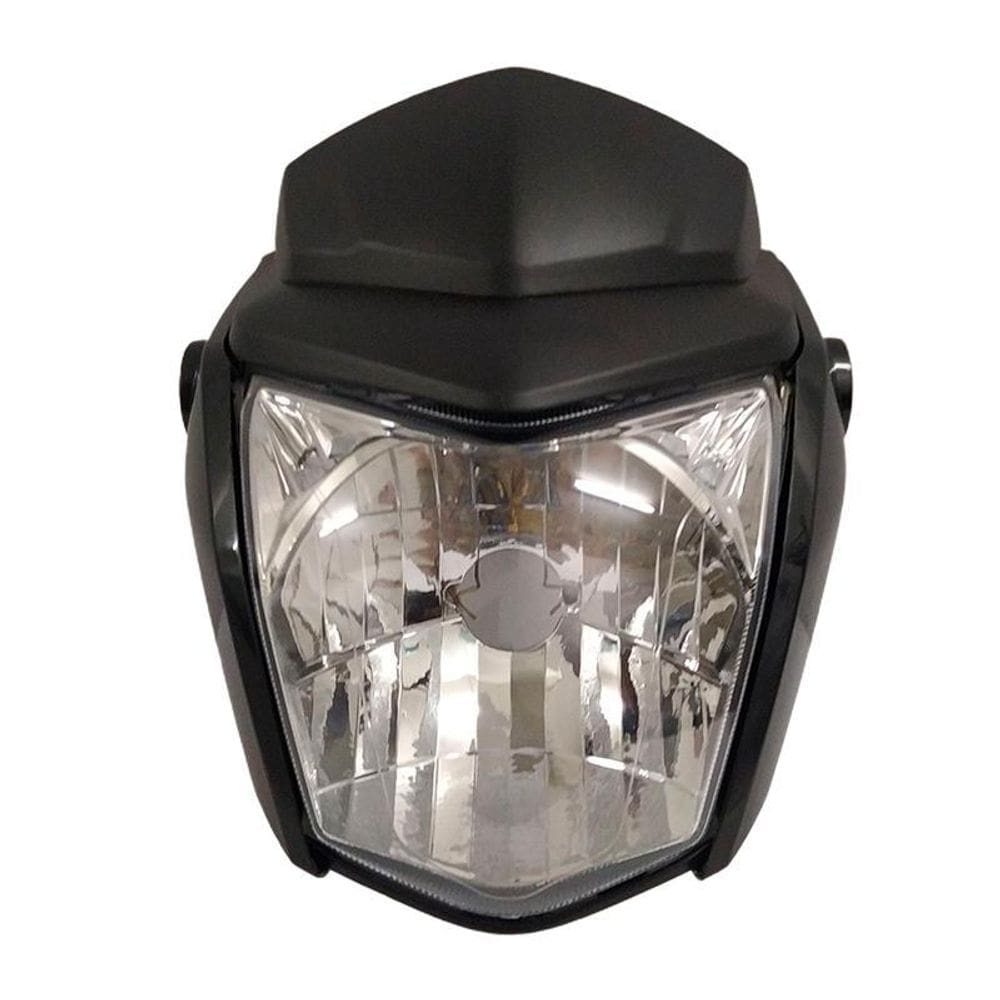 Farol completo fan titan cg 125/150/160 preto injetado foco