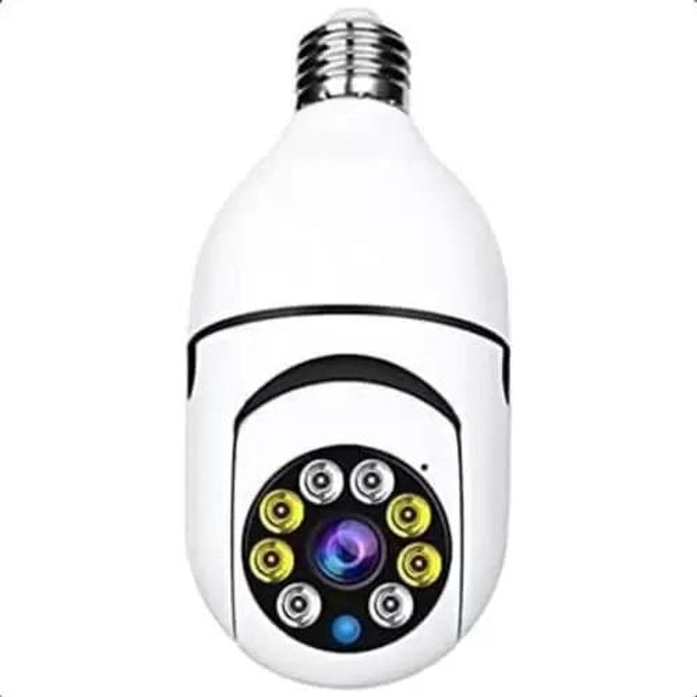Camera segurança wifi ip sem fio 360 encaixe lampada