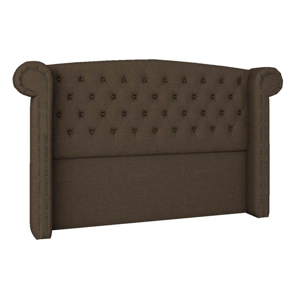 Cabeceira Queen Lyon P04 160 Cm Suede Marrom Tca 942