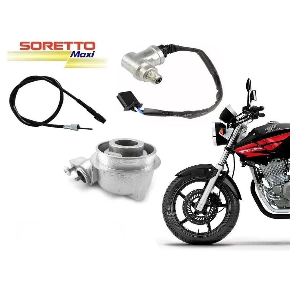 Cabo soretto caracol sensor velocímetro cbx twister ate 2008