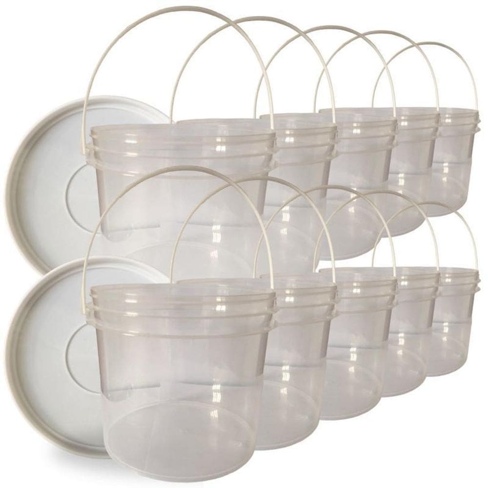Pote para melados 2.2l transp 10 pçs