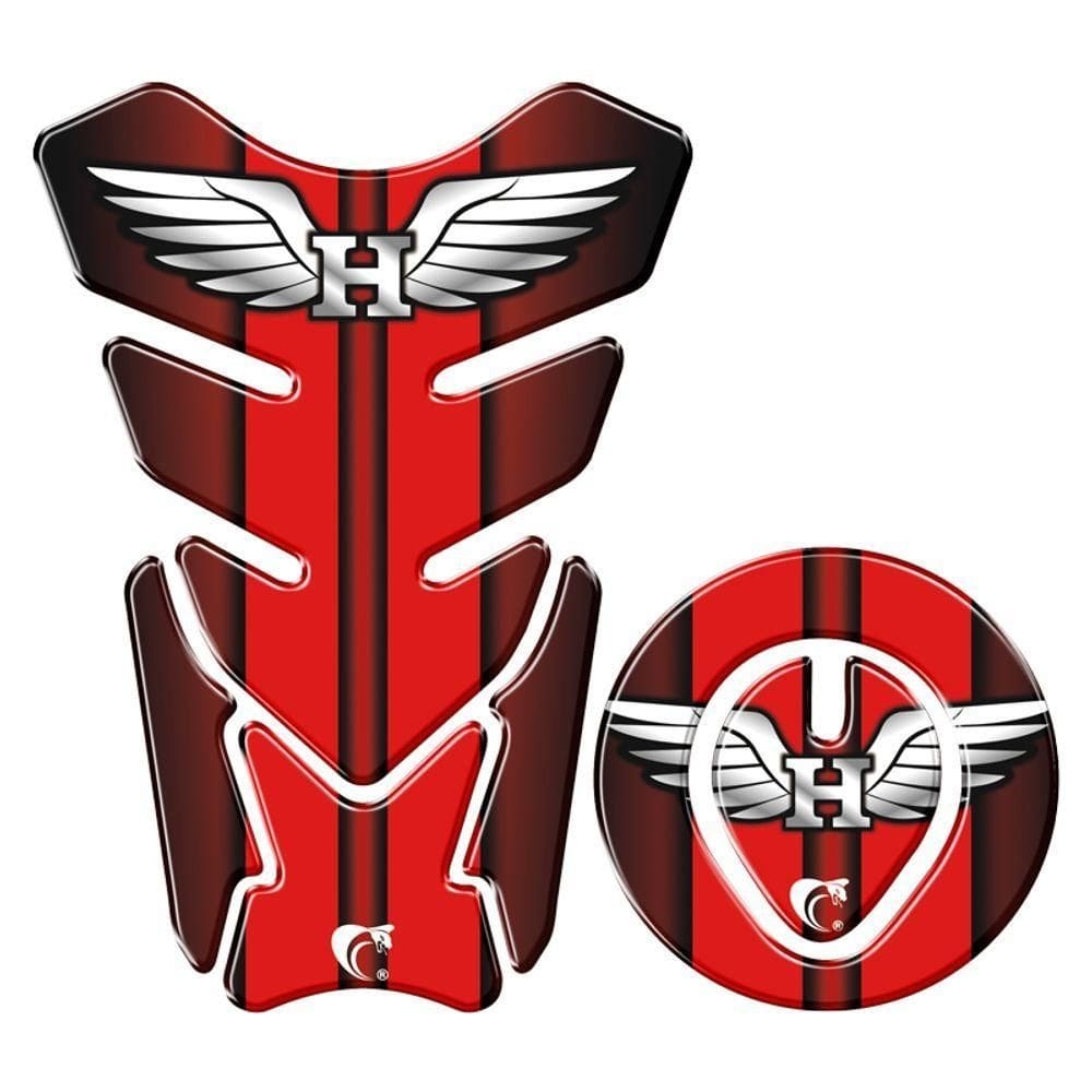 Protetor Tanque E Bocal Adesivo Moto Honda Até 2017 Vermelho Cor Vermelho