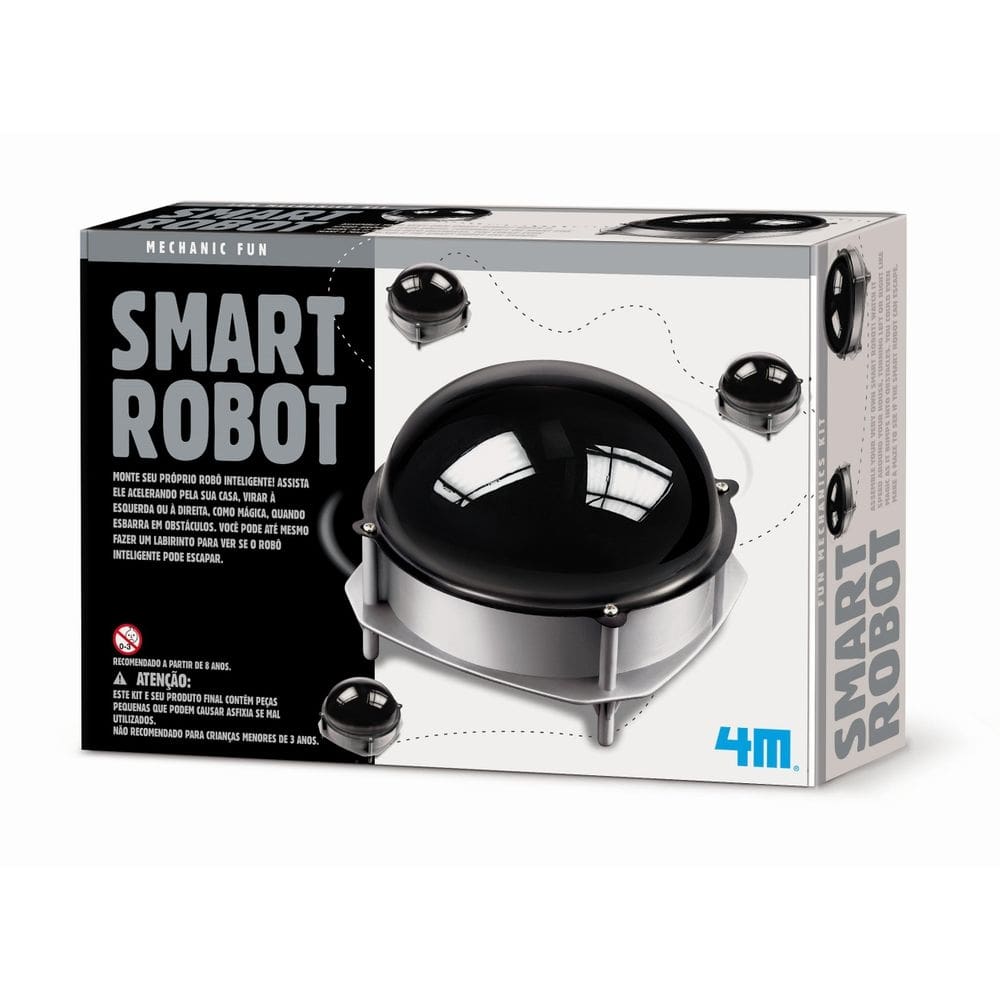 Smart robô inteligente - 4m - brinquedo educativo científico