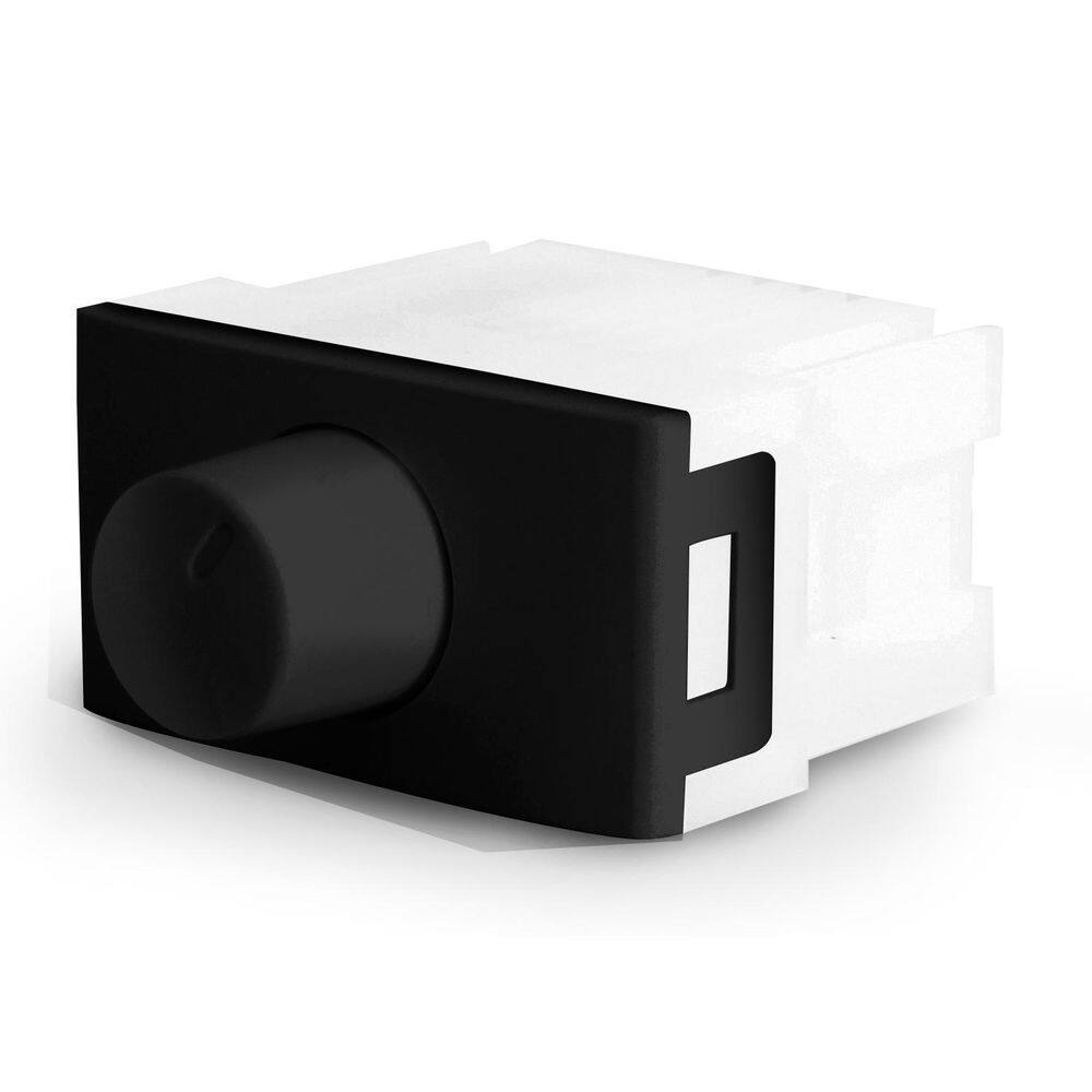 Modulo interruptor variador luminosidade dimmer preto 220v