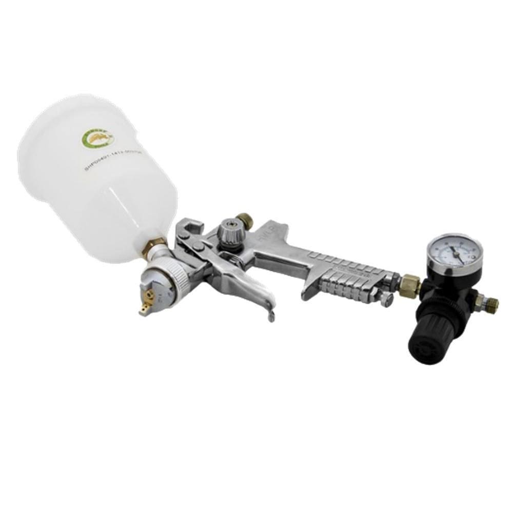 Ferramenta de aplicação aerográfica com barômetro 600ml 14/17mm hvlp sh tool