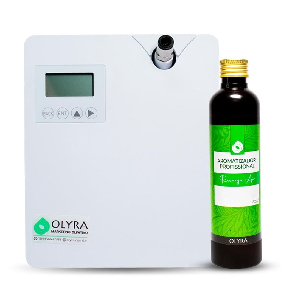 Kit aromatizador ambientes power branco 150m + 2 recargas