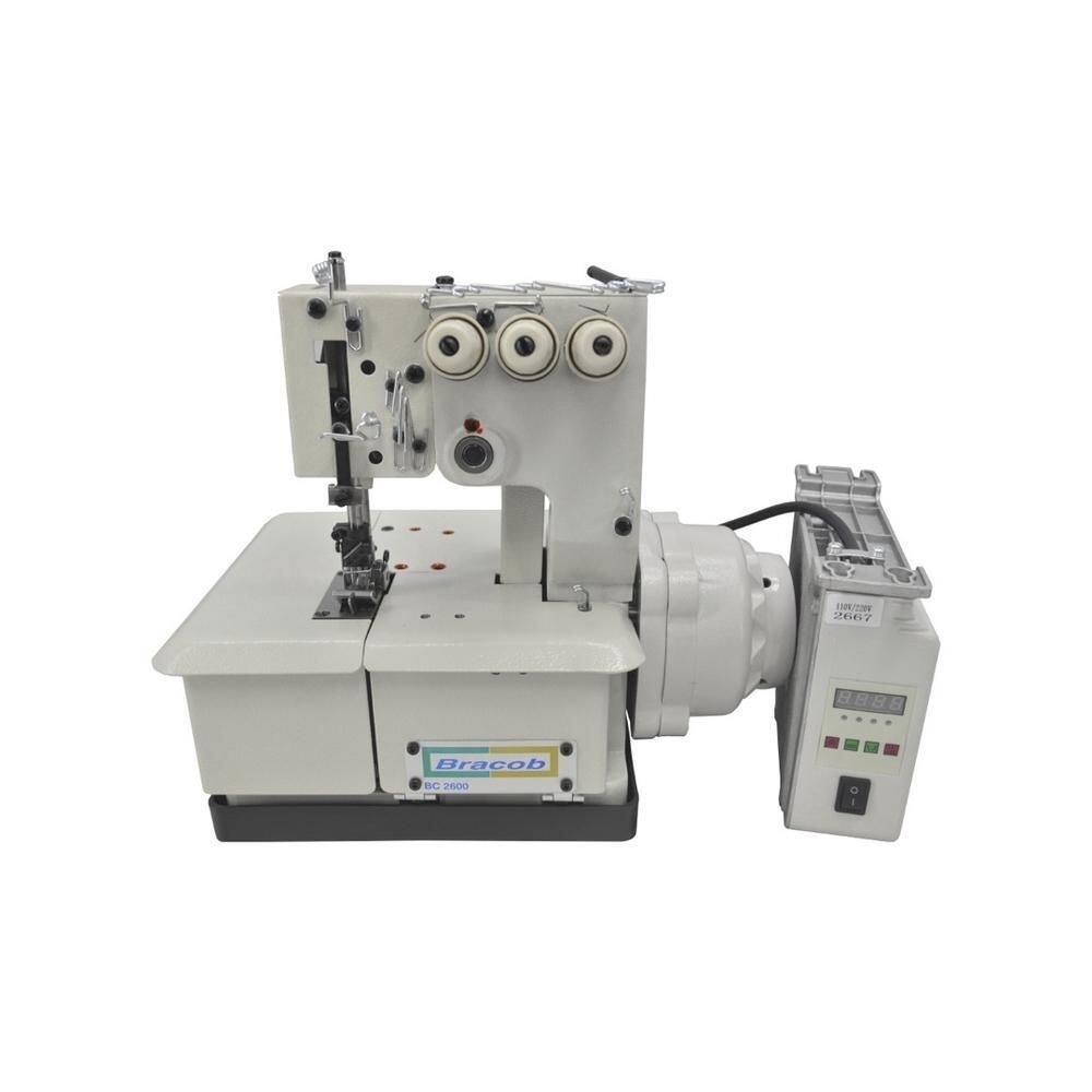 Máquina galoneira direct drive 3 ag. + viés, bracob+mesa