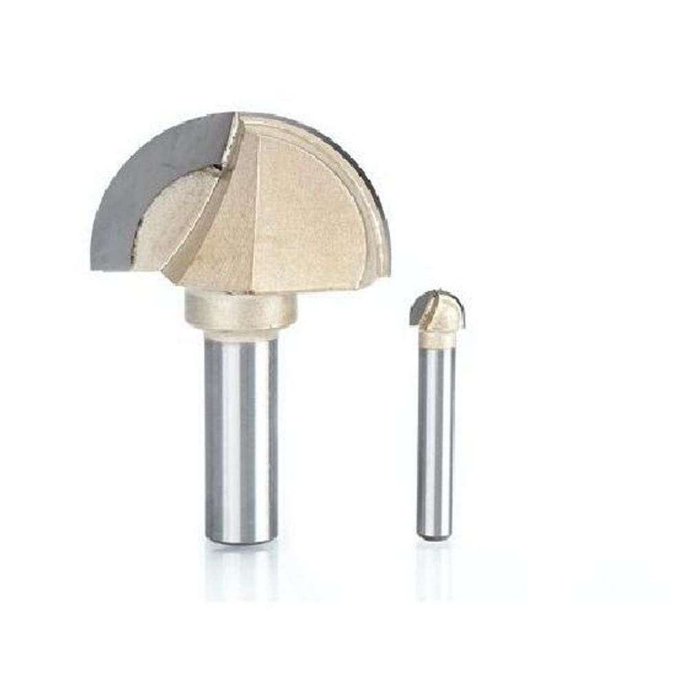 Fresa meia / ponta u / meia cana haste 6mm corte 1/2