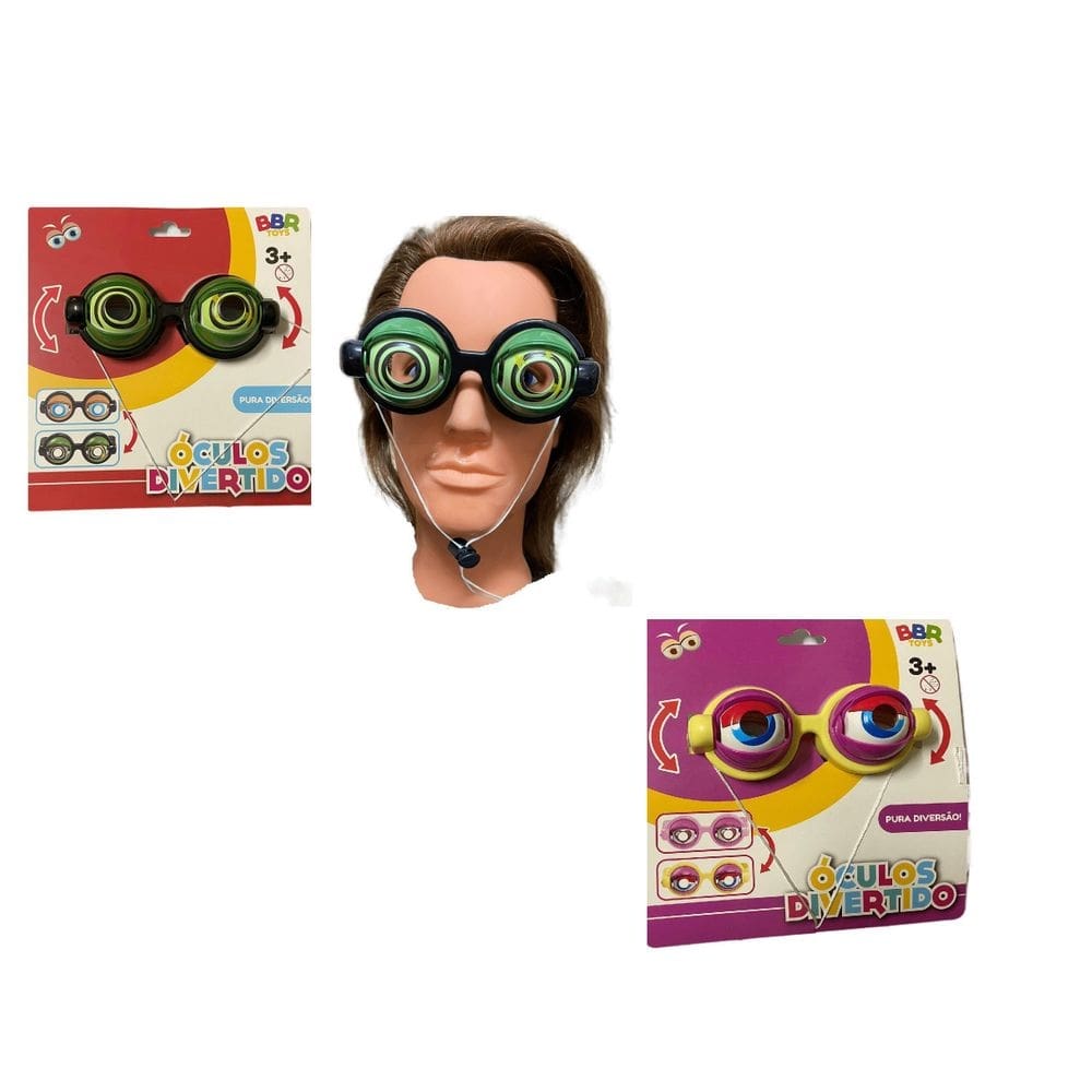 Brinquedo óculos divertido olho maluco infantil