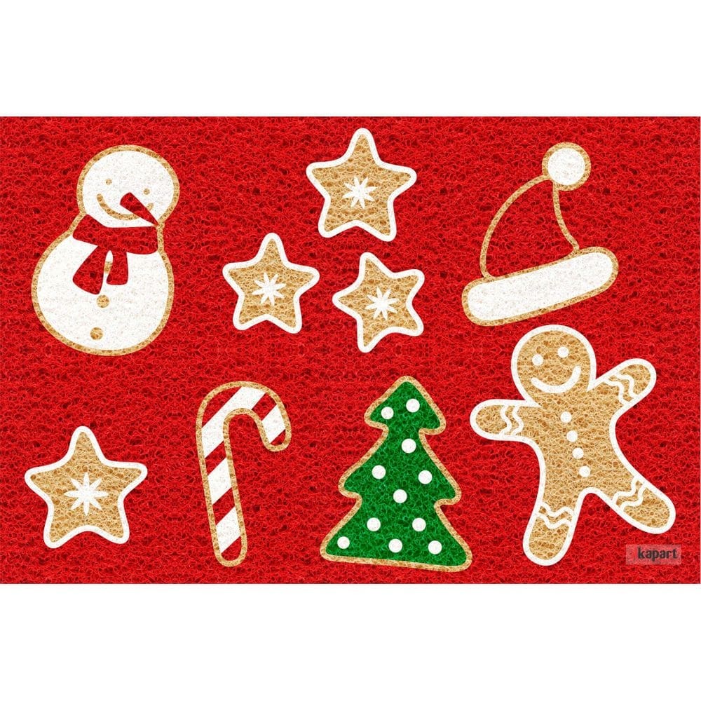 Tapete capacho personalizado enfeites de natal