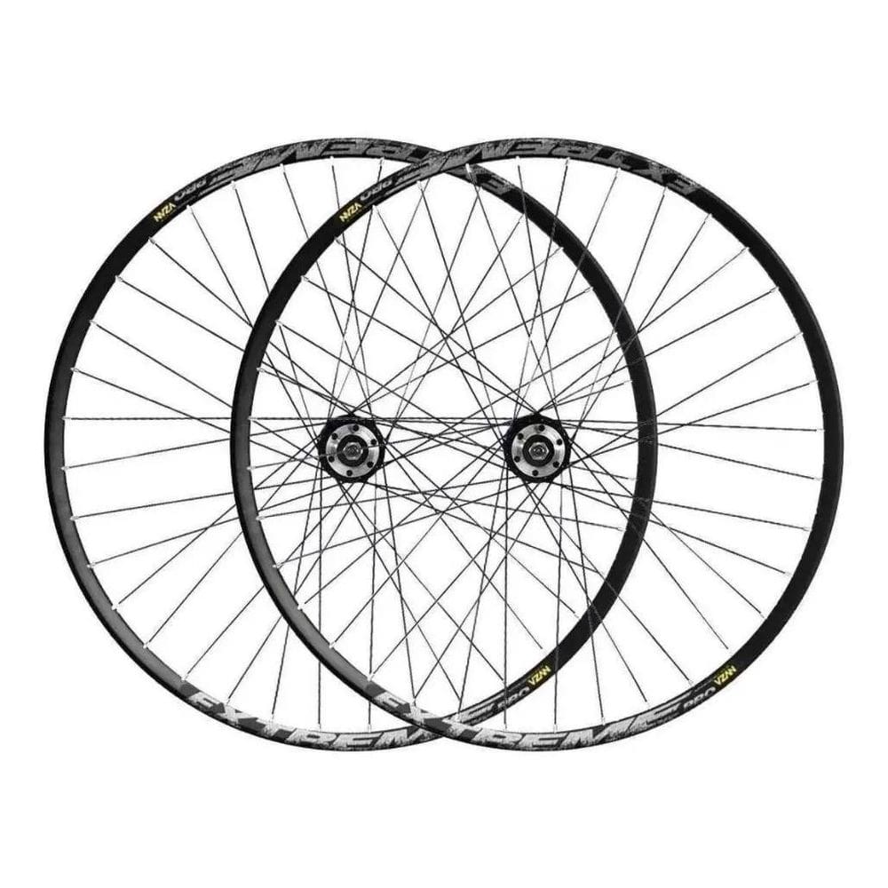 Par de roda aro 29 extreme cubo k7/disco vzan montada