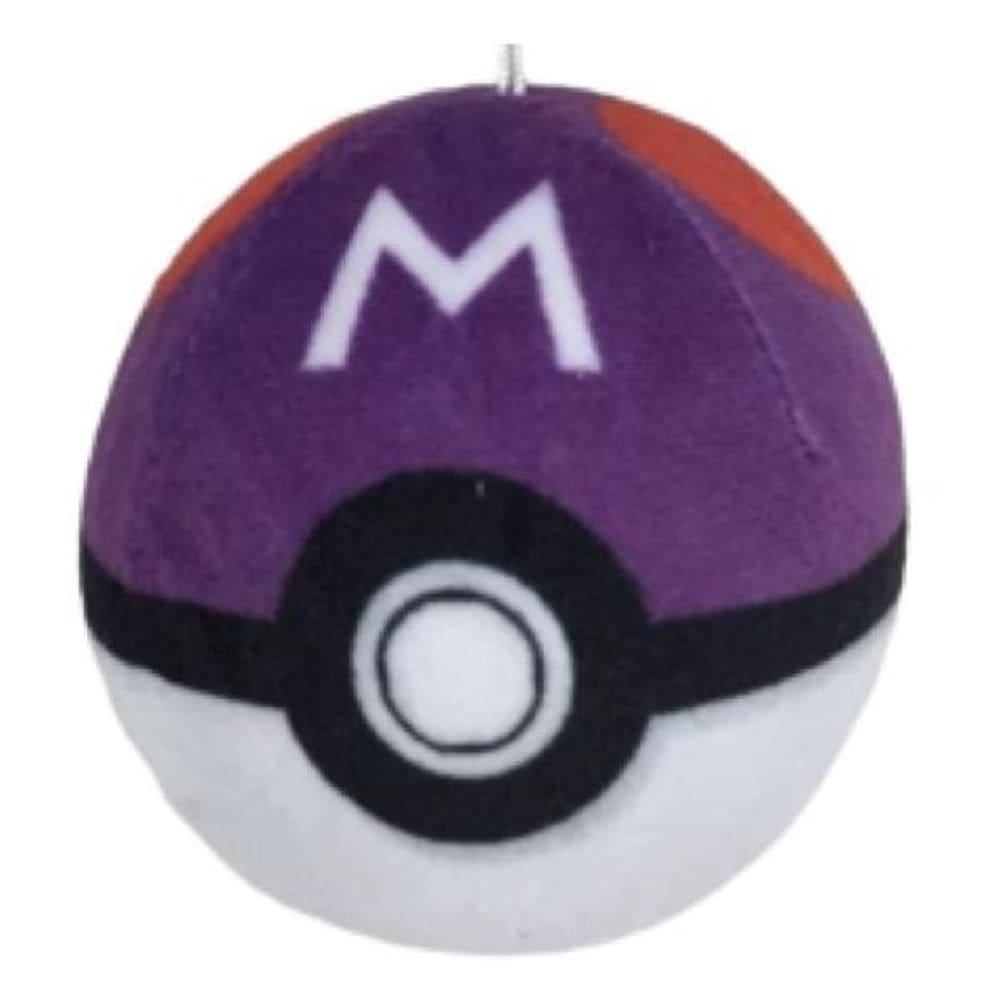 Pokémon pokebola master ball pelúcia 8cm pikachu bulbassauro