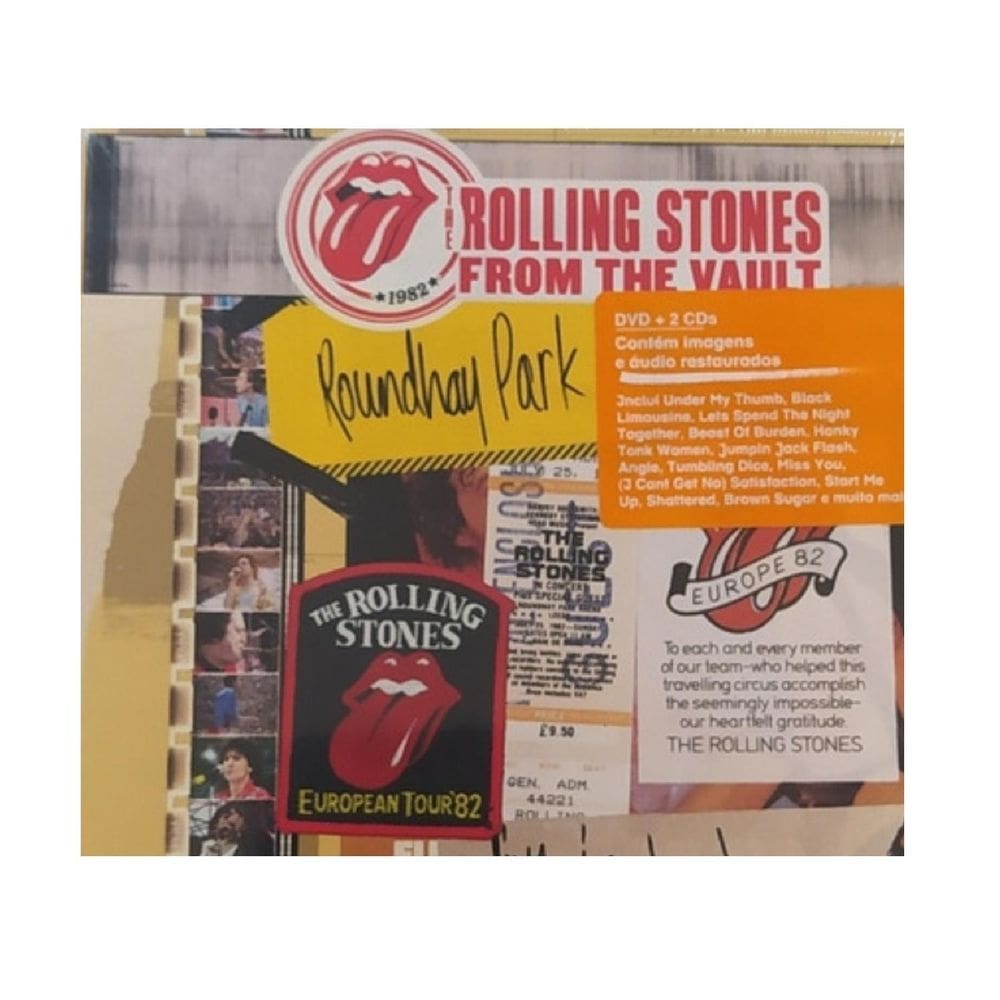 The rolling stones - roundhay park 2 cds + dvd box lacrado