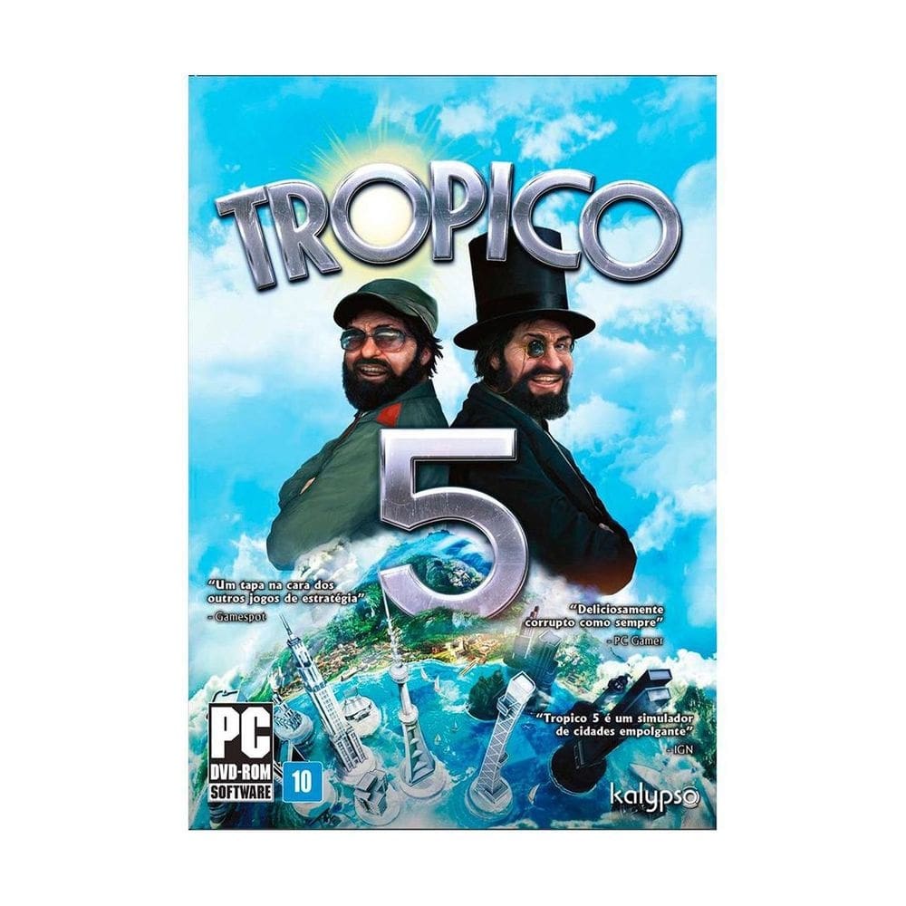 Jogo midia fisica tropico 5 para computador pc