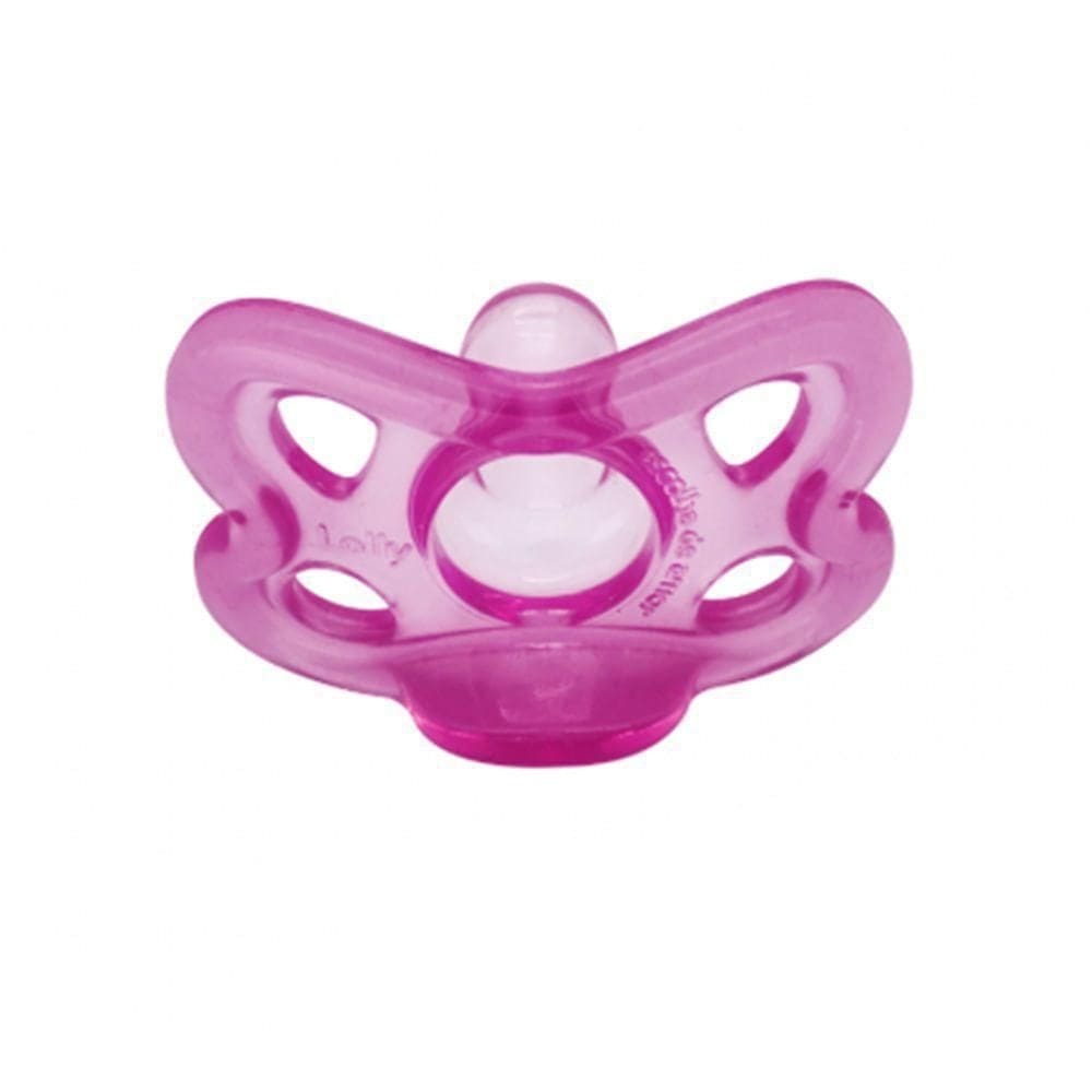 Chupeta 100% silicone r t1 lolly rosa-6111-01