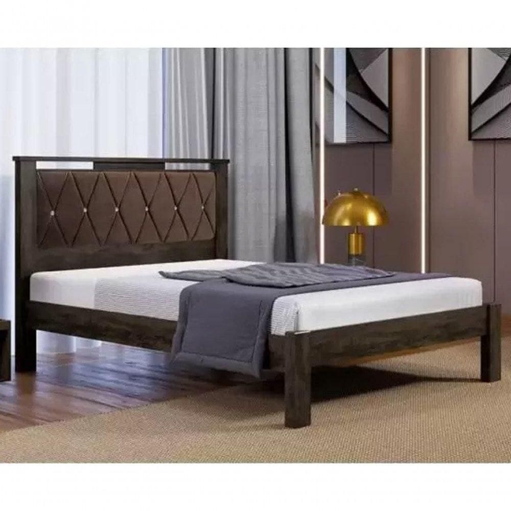 Cama Casal Alaska Mocaccino-marrom - Carmolar