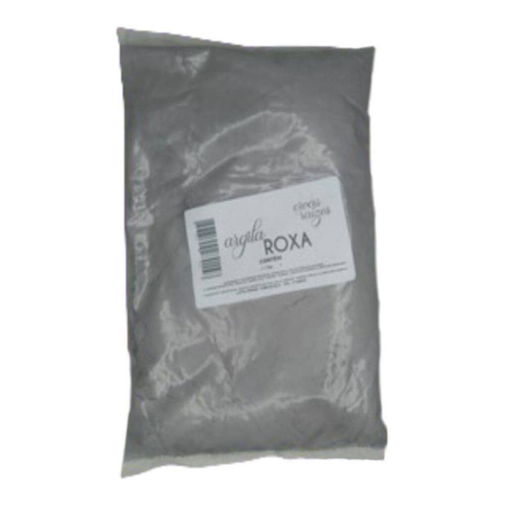 Argila roxa 20kg pura ervas e raízes