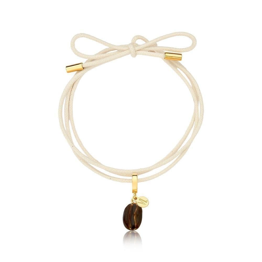 Cordão De Algodão Grão De Café Esmaltado Revestido Em Ouro