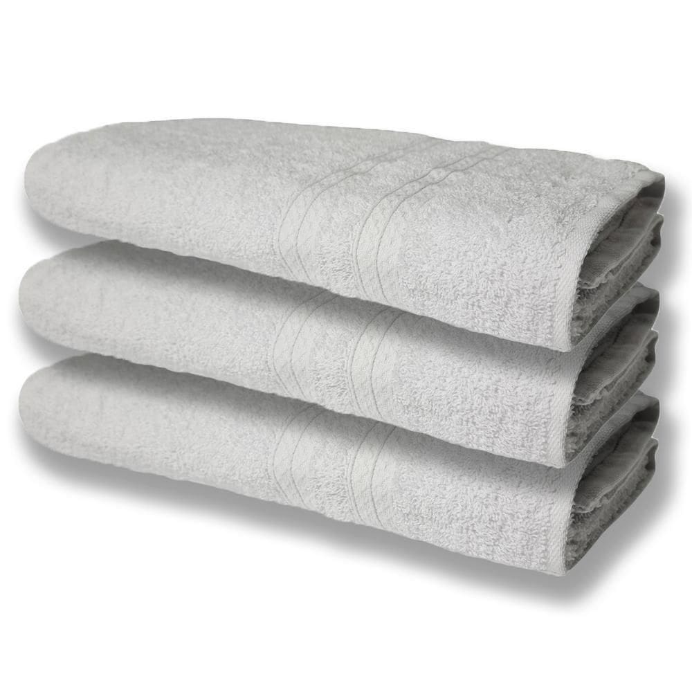 3 Toalhas Super Felpudas Grande E Grossa Algodão 80x150 Itália Soft Beka - Branco Branco
