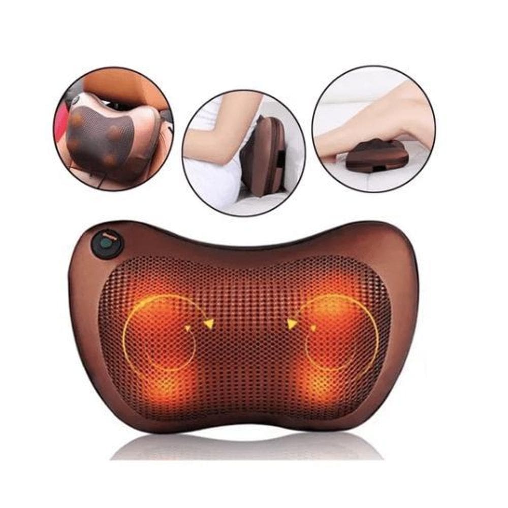 Almofada de massagem elétrica movimentos shiatsu