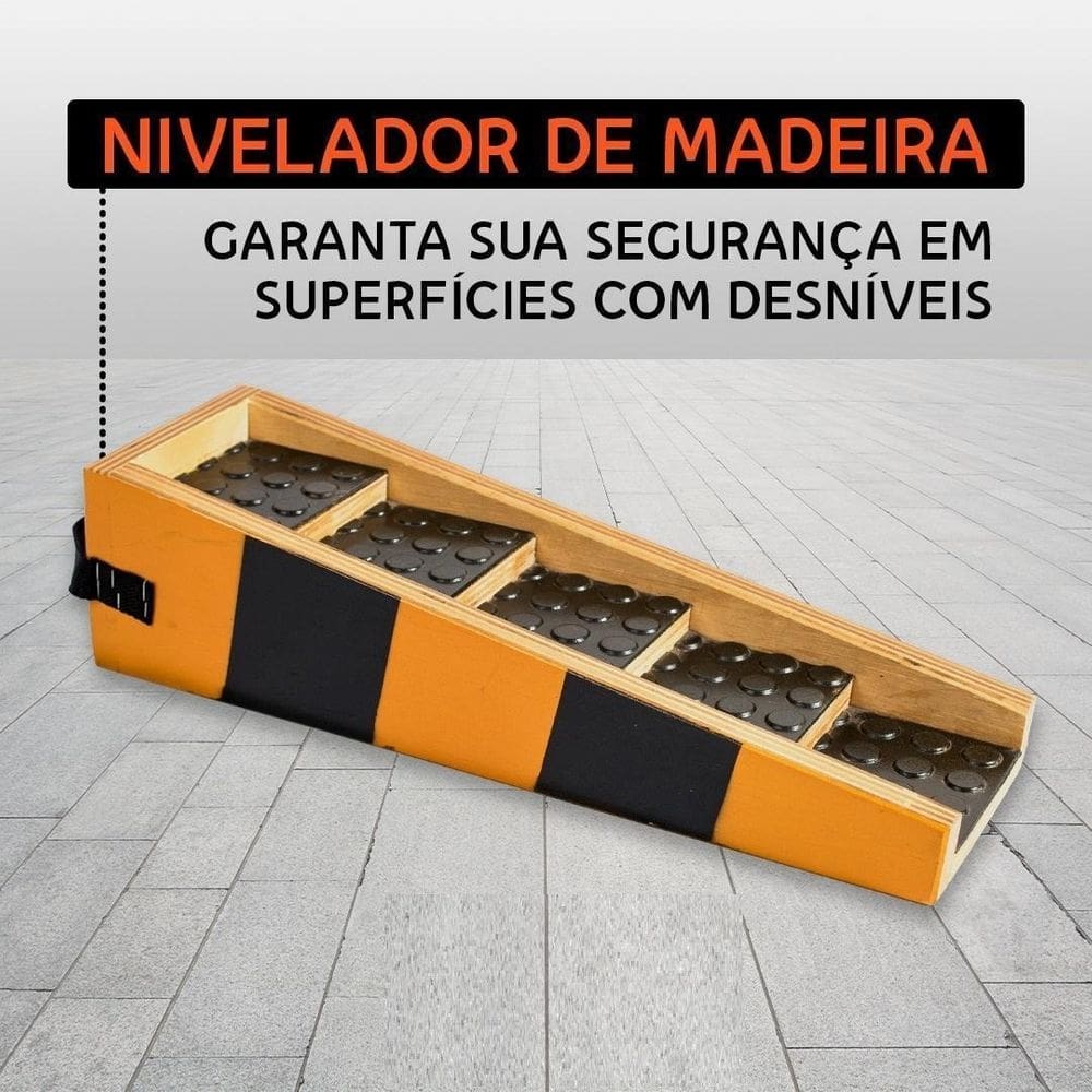 Nivelador profissional para pés escada - em madeira