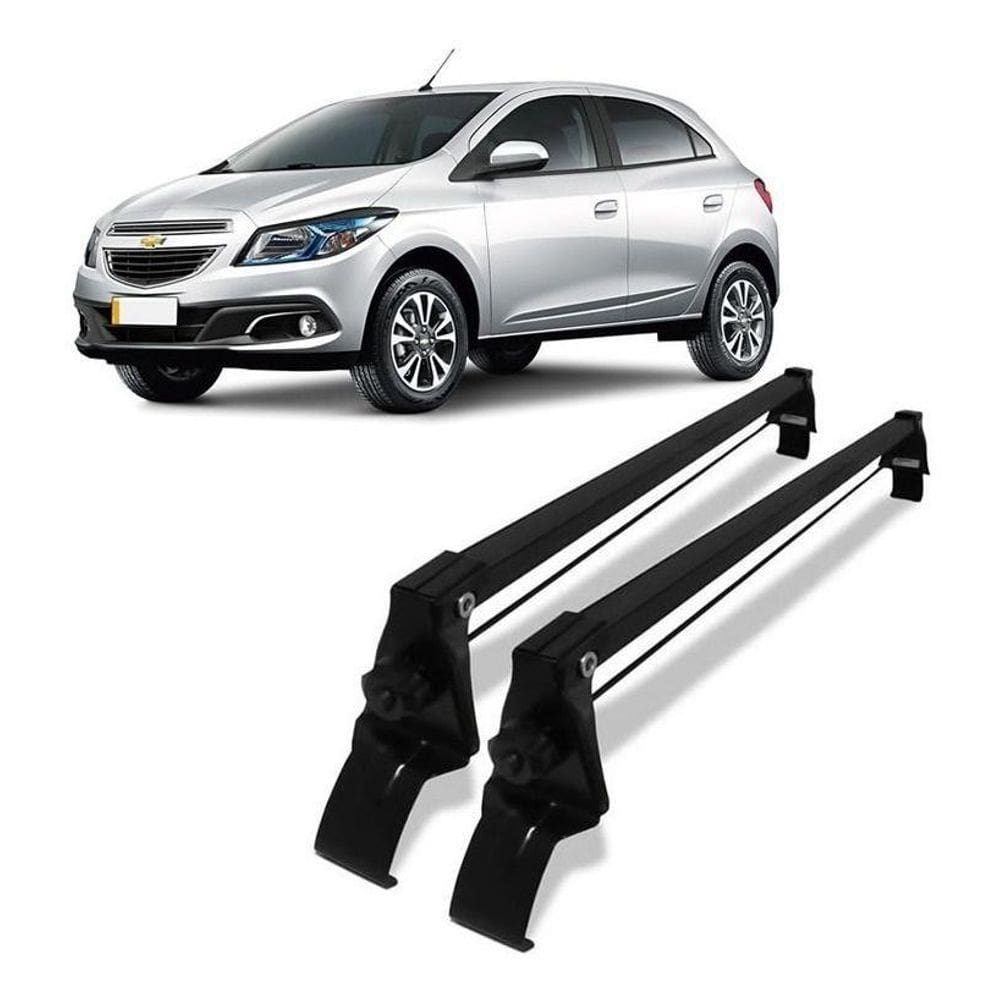 Rack teto bagageiro travessa gm onix 4 portas 2013 a 2018
