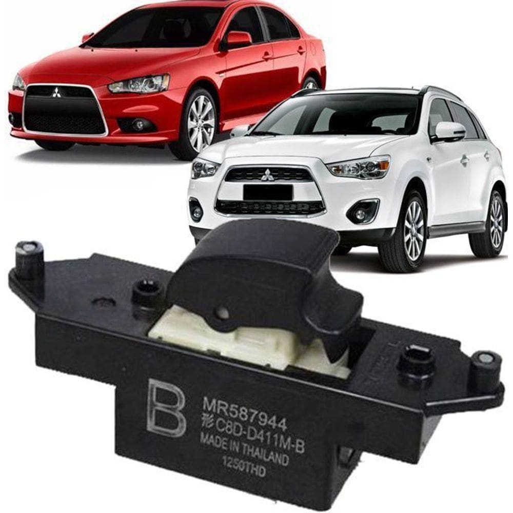 Botao interruptor vidro eletrico outlander lancer e asx