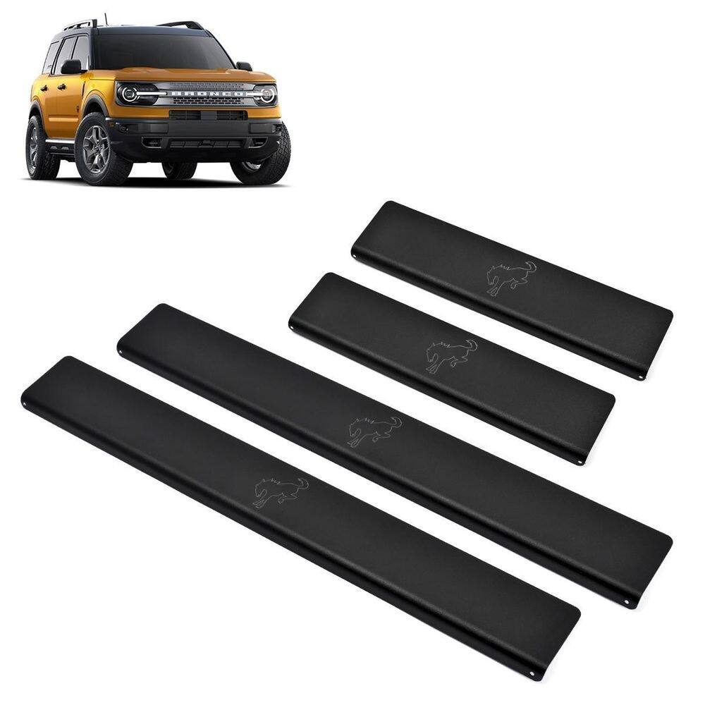 Soleira aluminio preta black brasikar bronco 2022