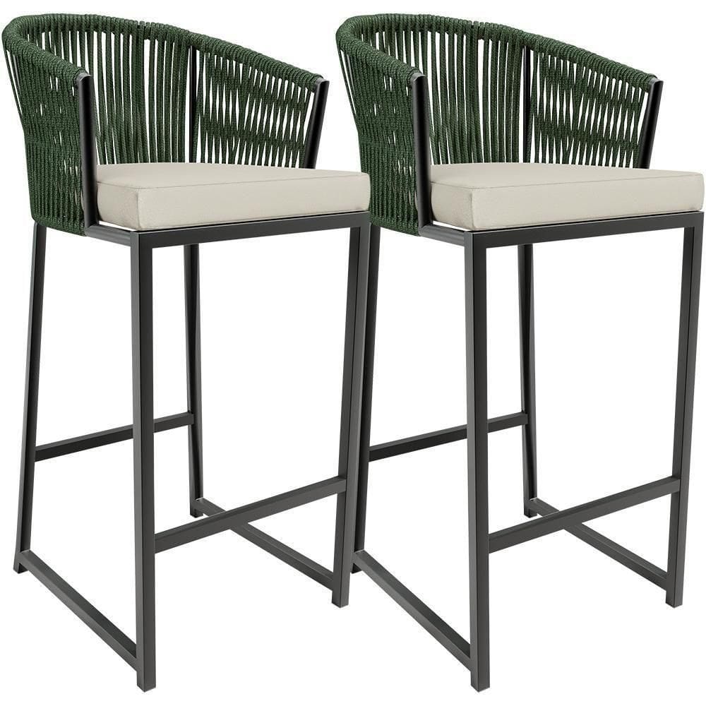 Kit 02 Banqueta Para Área Gourmet D04 Verde