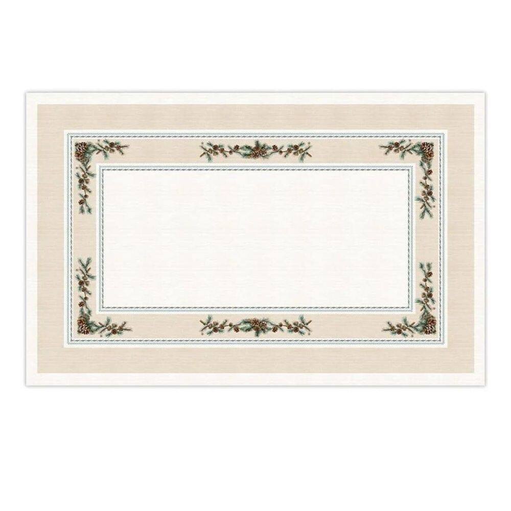 Toalha Mesa Natalina Encanto Das Pinhas 1,40X2,20Cm 197047