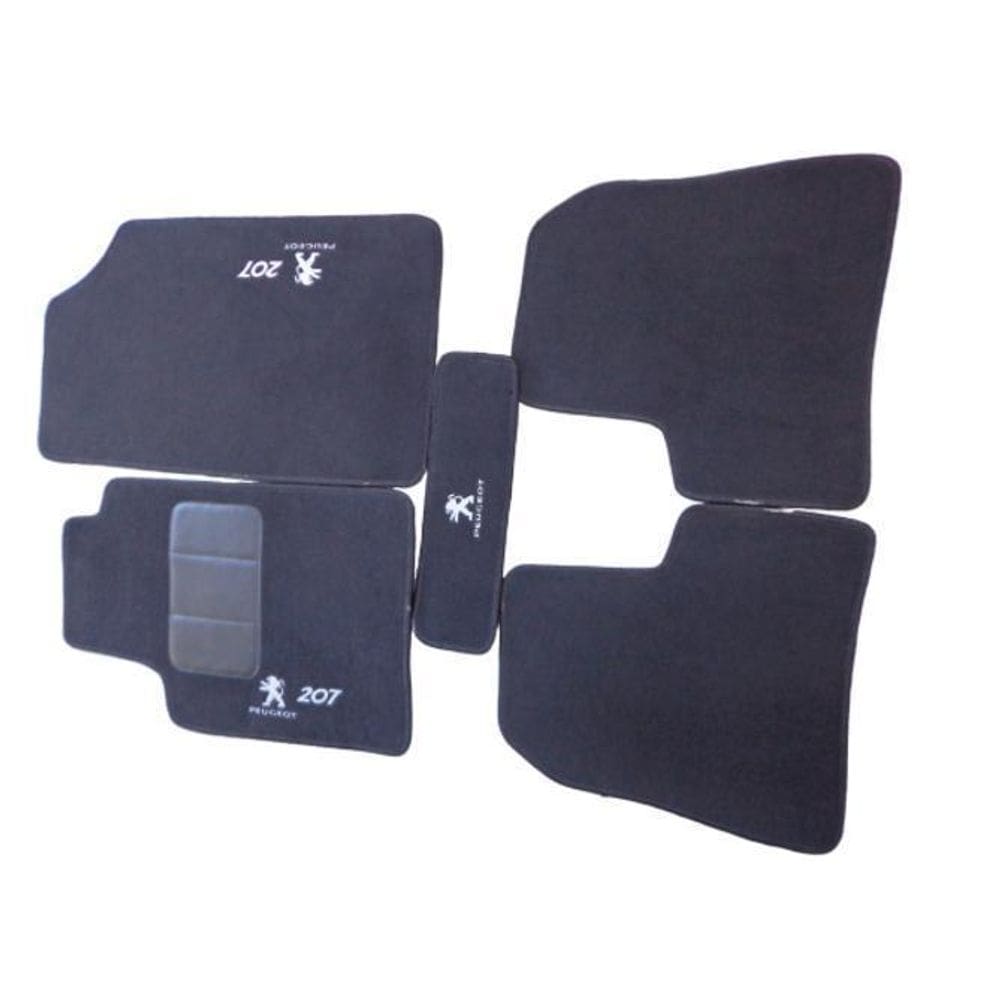 Tapete automotivo peugeot 207 carpet linha luxo