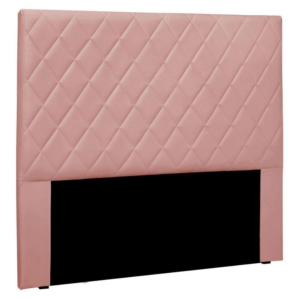 Cabeceira Queen 1,60m Esmeralda Veludo - Pallazio Rosa