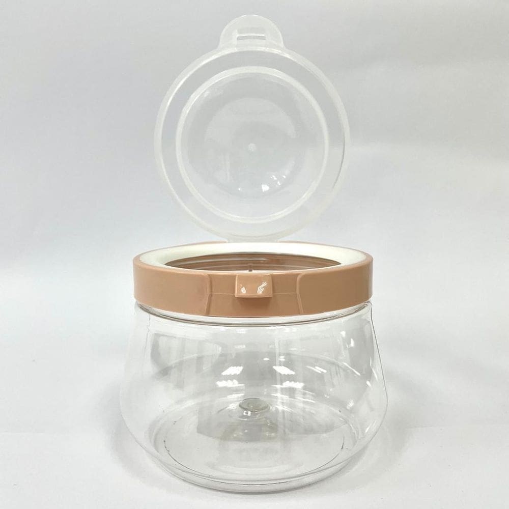 Pote mantimentos hermético flip trava trampa 700ml