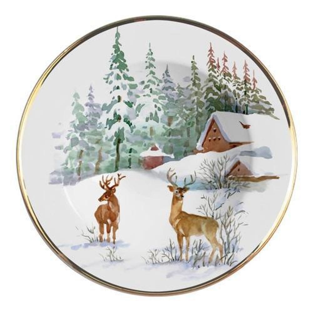 Conjunto com 6 pratos raso rena premium edition plus