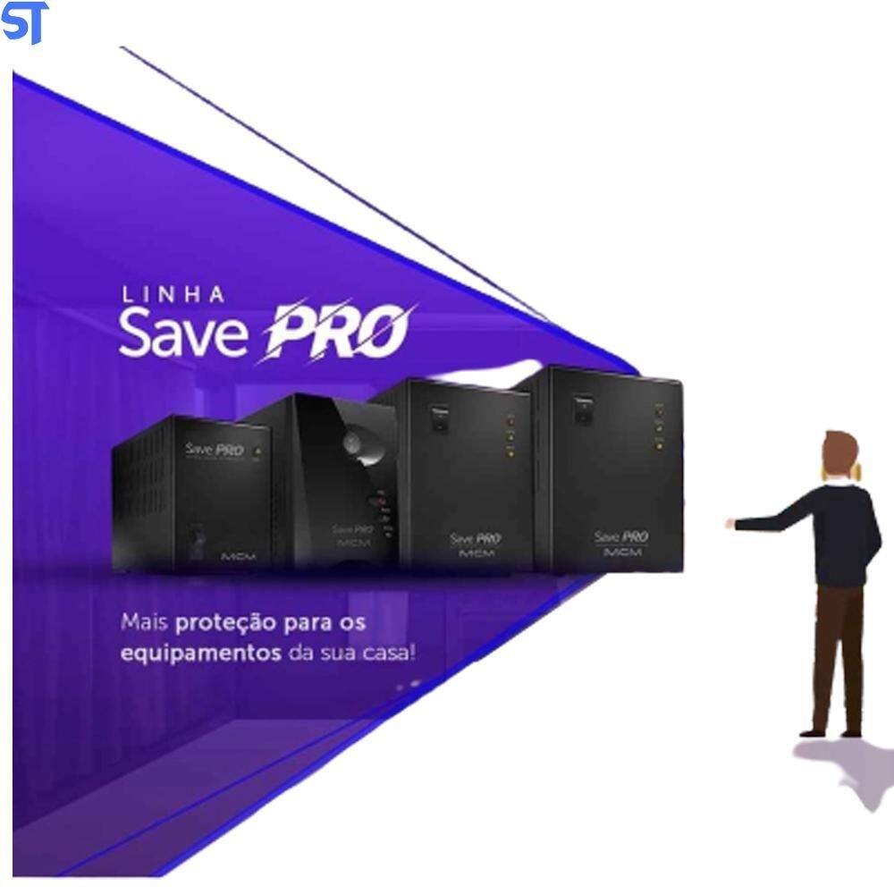 Estabilizador save pro mcm 300va 220 para 220v