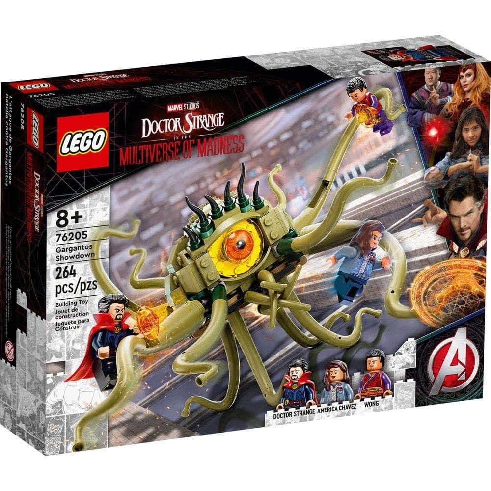 Lego super heroes confronto com gargantos 76205