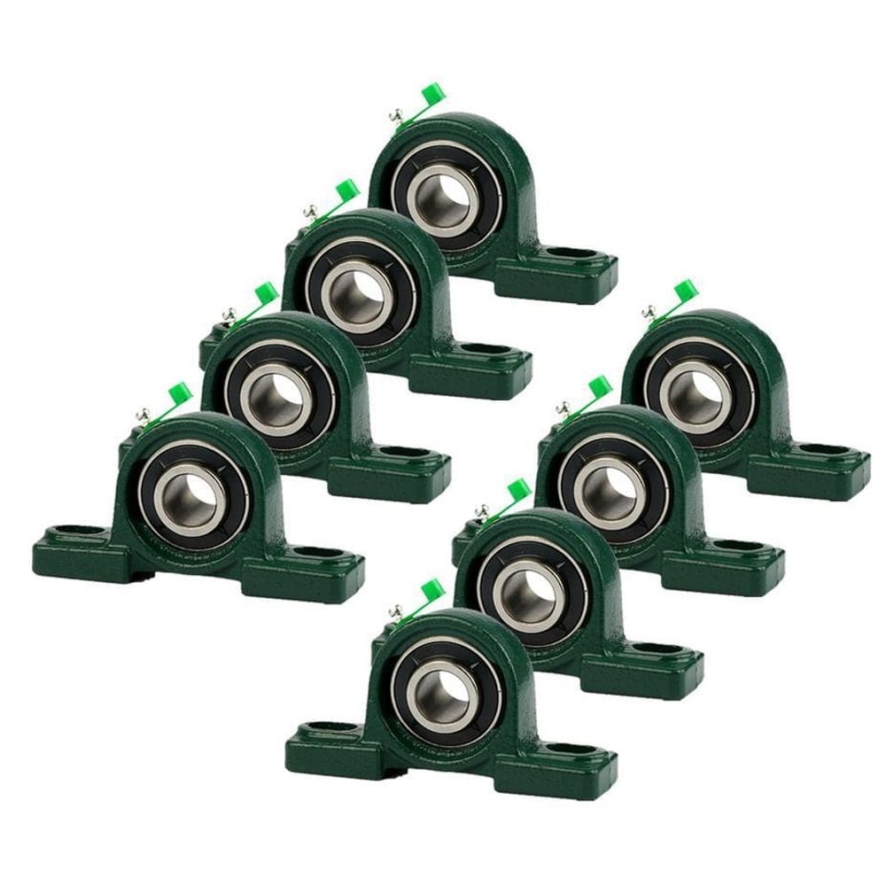 Kit 08 mancal pedestal com rolamento ucp206 30mm