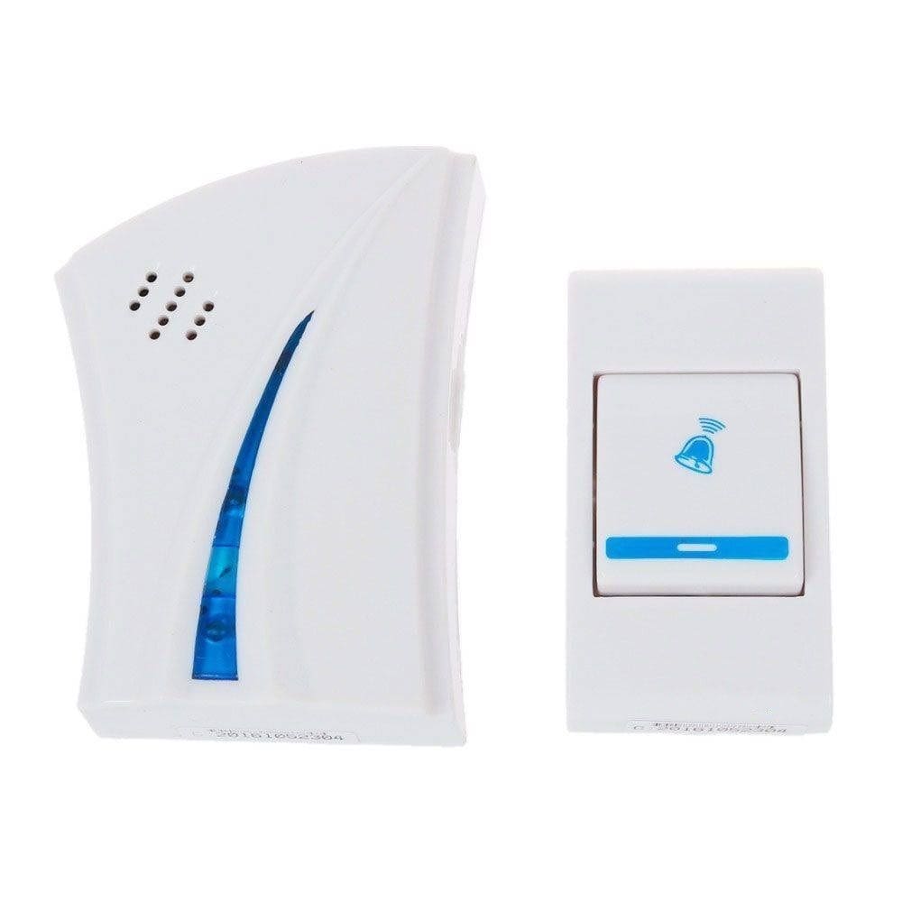 Campainha sem fio 32 toques ding dong bivolt  branco