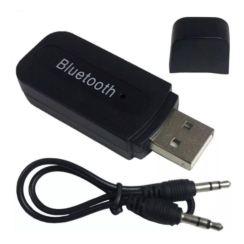 Adaptador bluetooth de áudio musica cabo p2 usb