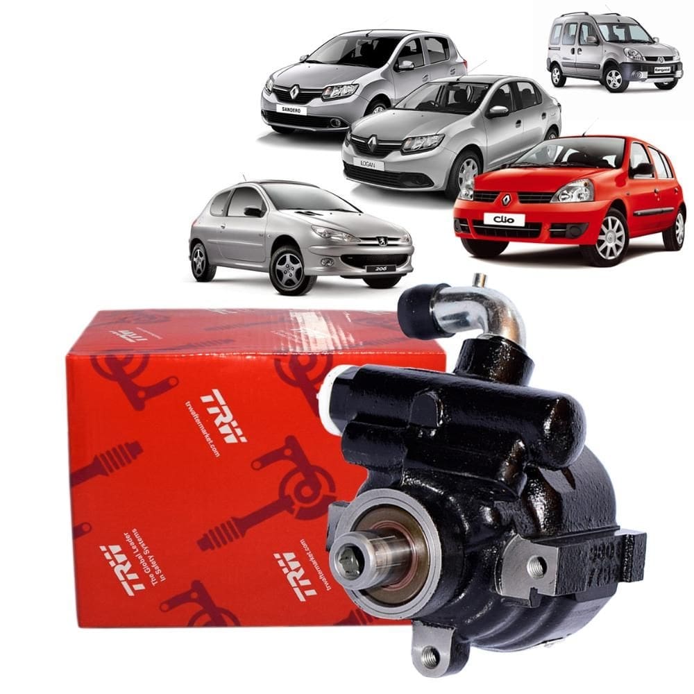 Bomba Hd Trw Renault Clio/Kangoo 1.0-1.9 02...-Logan/Sandero 1.0 07.../Peugeot 206 1.0 2002...- Cano Ld - Sem Polia - Dl