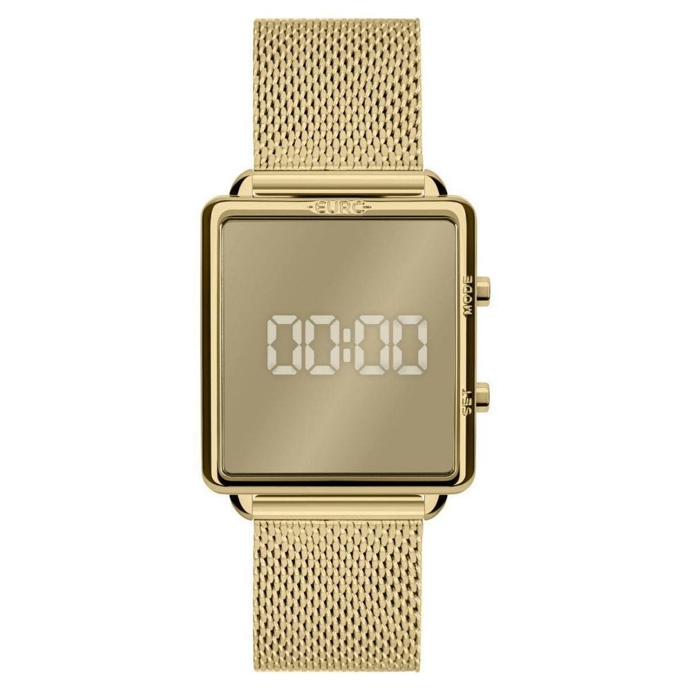 Relógio euro feminino digital fit dourado eujhs31bam/4d